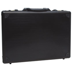17.5 Black Aluminum Briefcase SPC-941G