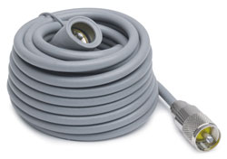 18' Super Mini-8 CB Antenna Cable with Soldered PL-259 Connector