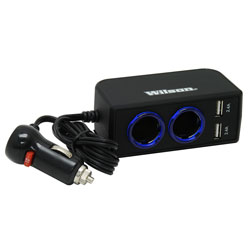 12-Volt Dual 2.4A USB Adapter with 3' Cord 3052224USBBL