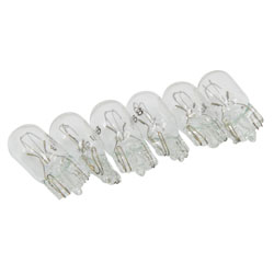 #168 Heavy-Duty Automotive Replacement Bulbs Clear 6-Pack RP-168