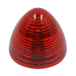 2 LED Beehive Sealed Decorative Light Red RP-1271R