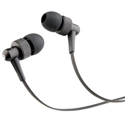 Metal Fashion Wired Earbuds  Black MBS10305