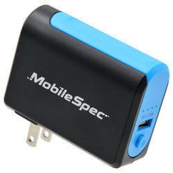 2600mAh Rechargeable Power Bank with AC Charger and 1.0A USB MBS