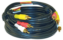 6\' Stereo Audio/Video Cable with RCA Plugs VH-84