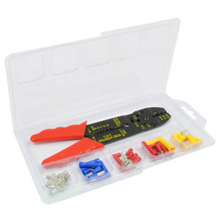 44-Piece Wire Terminal Kit w/Wire Cutting/Crimping Tool RPTK2